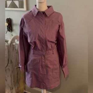 TCEC Mauve Trench Coat